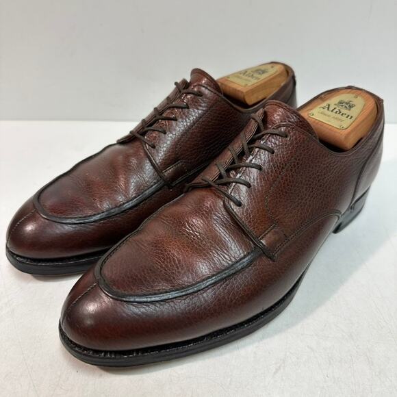 NEW HEELS Crockett & Jones x Brooks Brothers Scotch Grain Split Toe Derby US 9 D - Picture 1 of 13